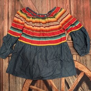 Silverado Serape blouse Small